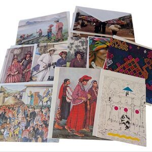 Vintage‎ Large Lot Of Made In Guatemala Cards NIP Set Of 11